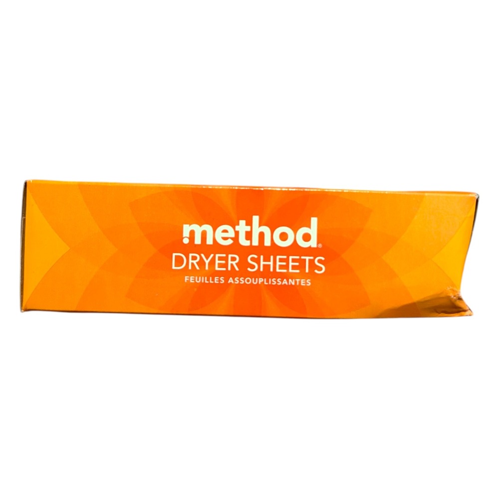 Method Dryer Sheets Ginger Mango Scent 80 Count Plant-Based Static Control - Picture 5 of 6